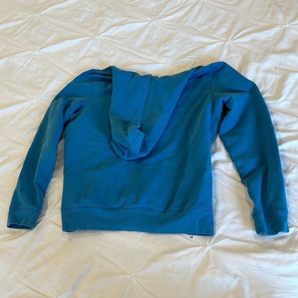 GAP Stretch Girl's Blue Long Sleeves Pullover Hoodie Sweater Size Medium - Picture 6 of 7